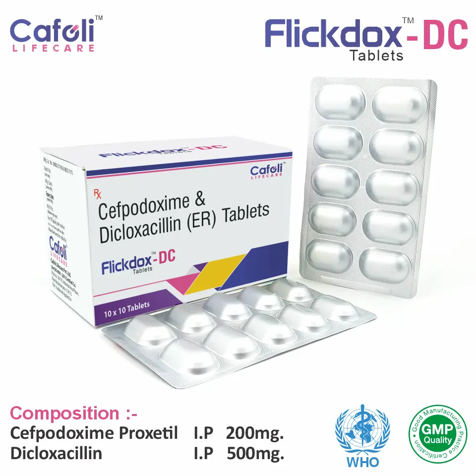 Cefpodoxime 200mg Dicloxacillin 500mg Franchise in Gujarat